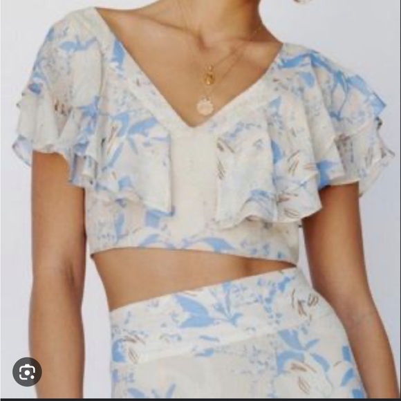 Free People Petal Skirt & Top Set - Picture 2 of 7